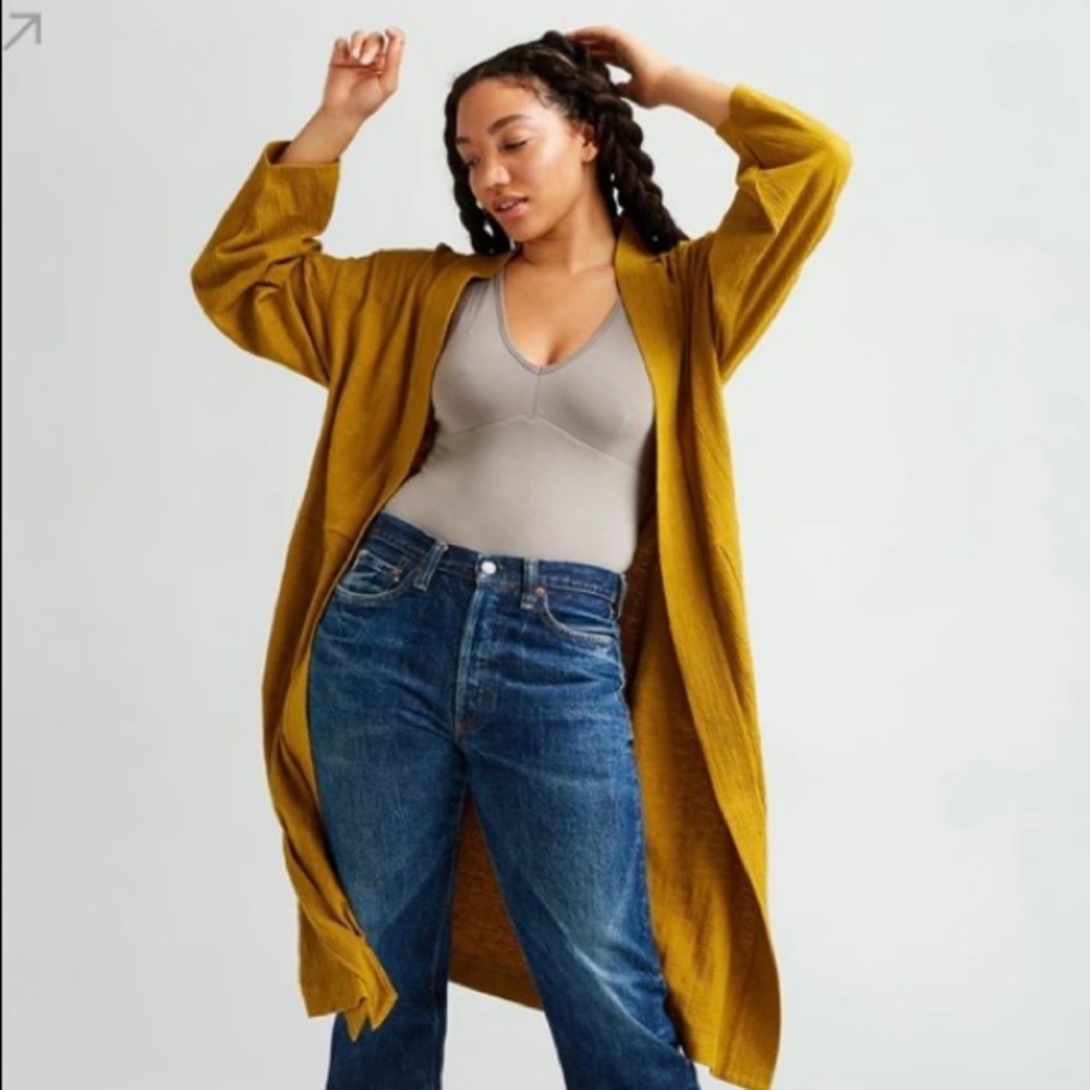 NWT Richer Poorer Robe Coat - Golden Verde - X/XS
